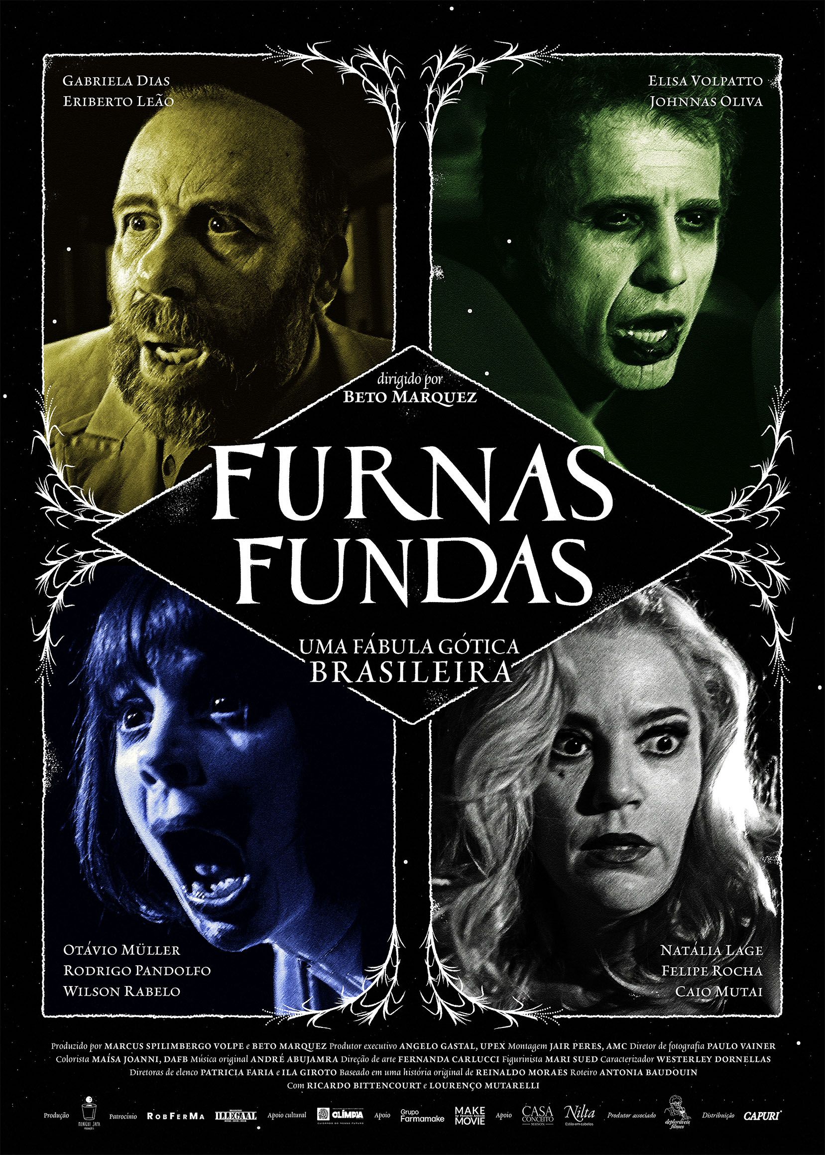 Pôster Oficial Nacional de Furnas Fundas: Uma Fábula Gótica Brasileira
