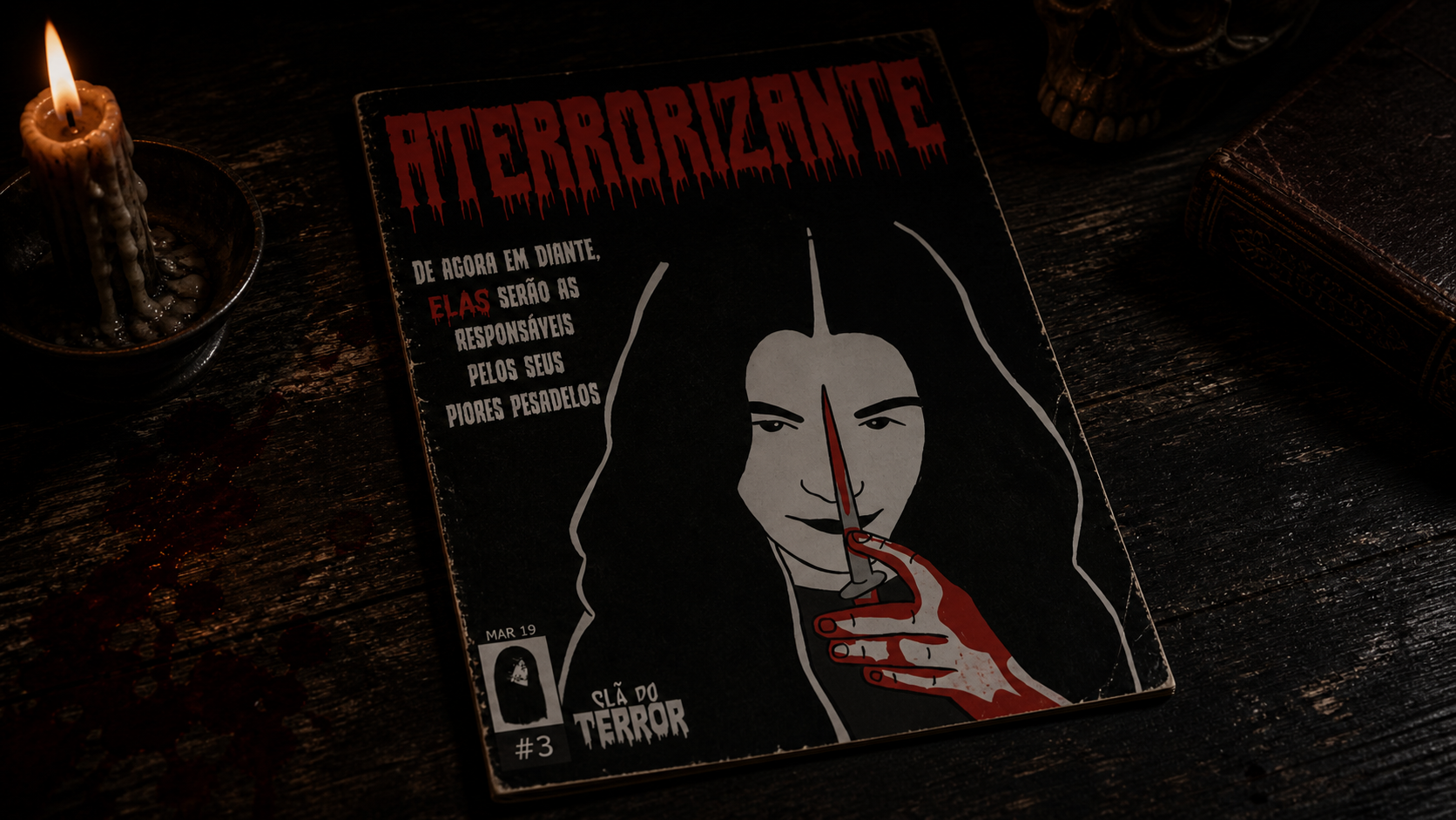 Revista Aterrorizante - 3ª Edição: Elas
